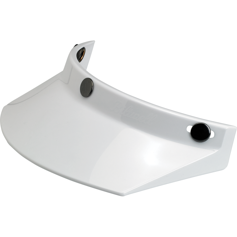Biltwell Inc. 3-Snap Visor, White