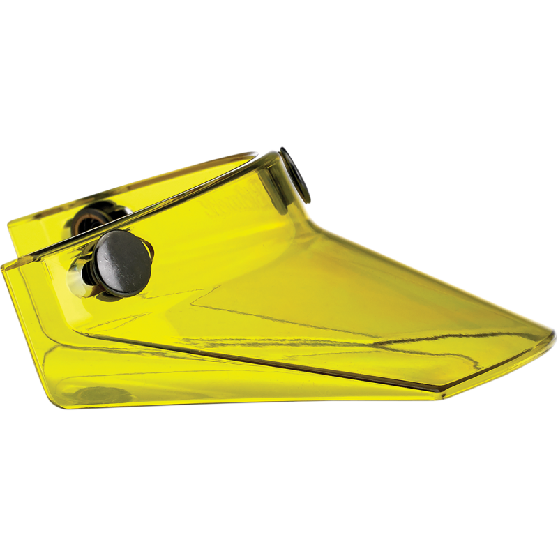 Biltwell Inc. 3-Snap Visor, Yellow Translucent