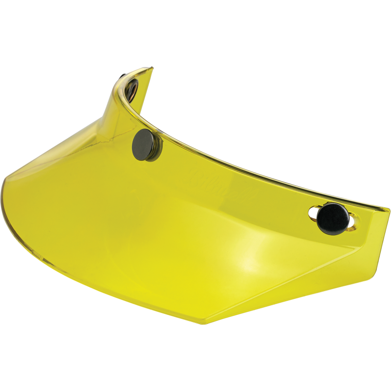 Biltwell Inc. 3-Snap Visor, Yellow Translucent