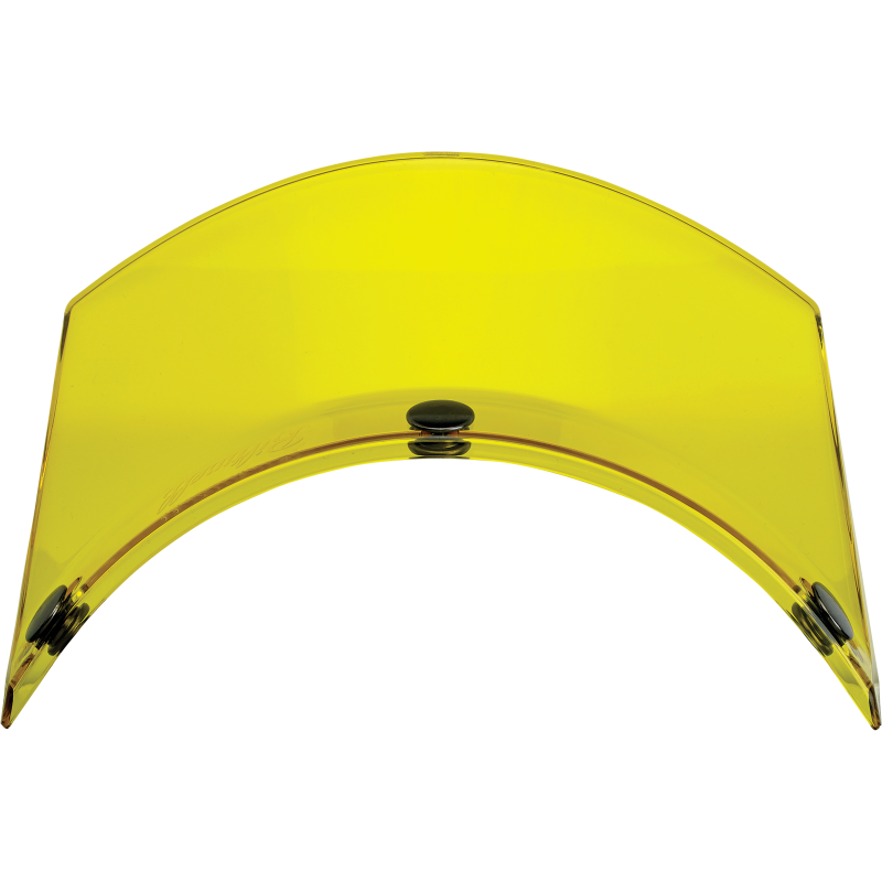 Biltwell Inc. 3-Snap Visor, Yellow Translucent
