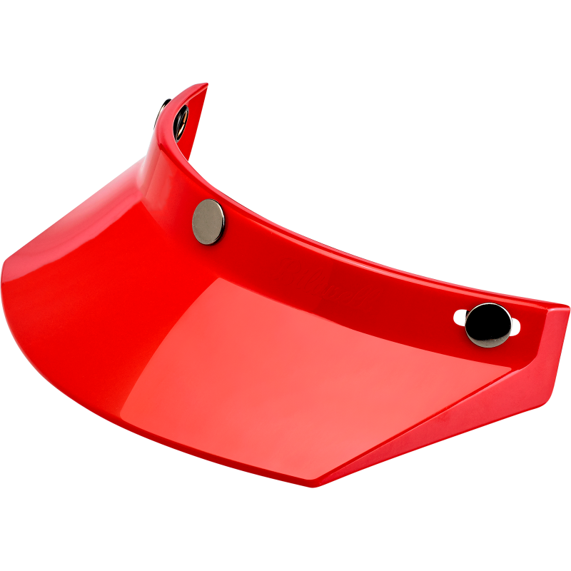Biltwell Inc. 3-Snap Visor, Red