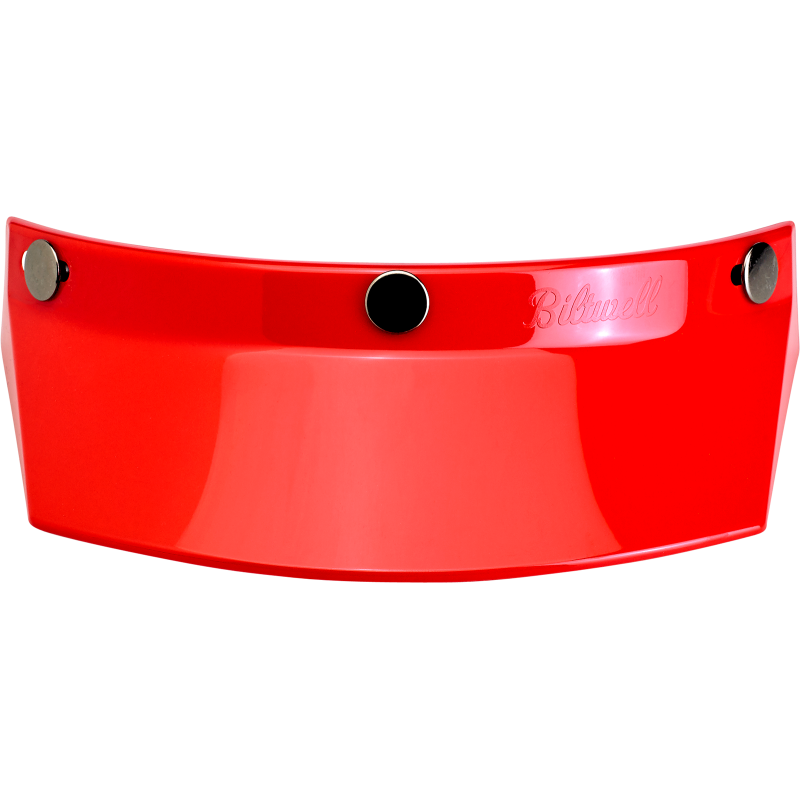 Biltwell Inc. 3-Snap Visor, Red