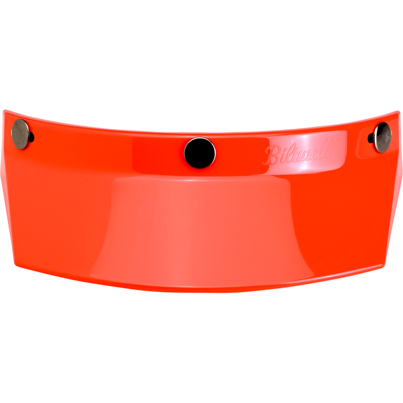 Biltwell Inc. 3-Snap Visor, Orange