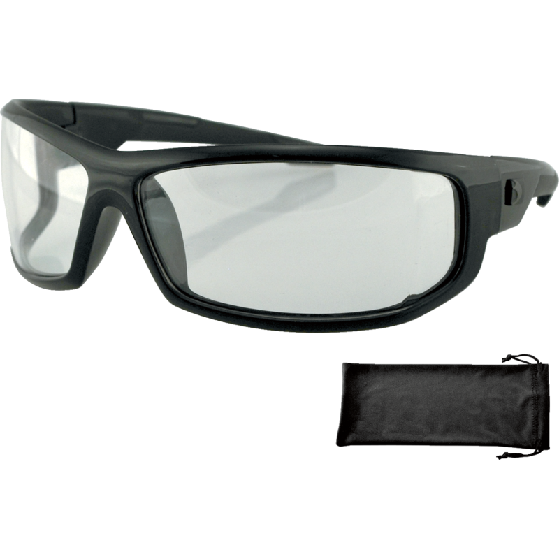 Axl Sunglasses - Black/clear
