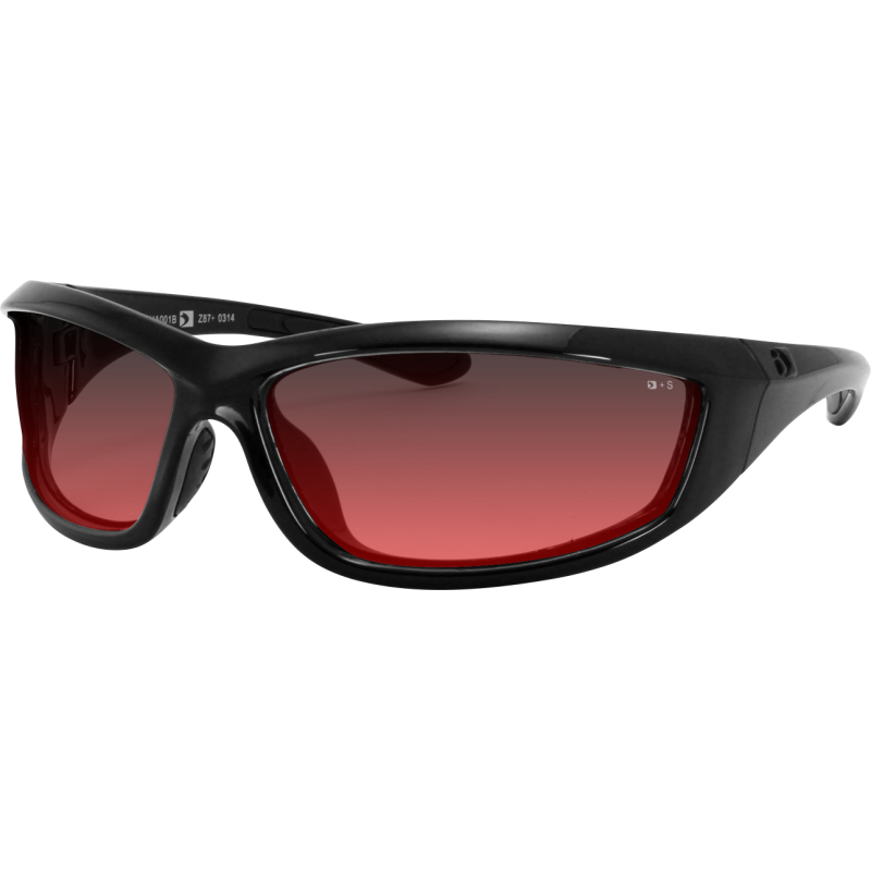 Charger Sunglasses - Gloss black/black-rose