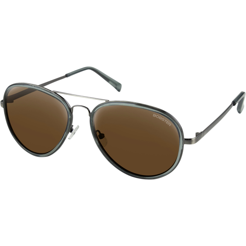 Goose Sunglasses - Slate/brown HD w/ silver mirror lens
