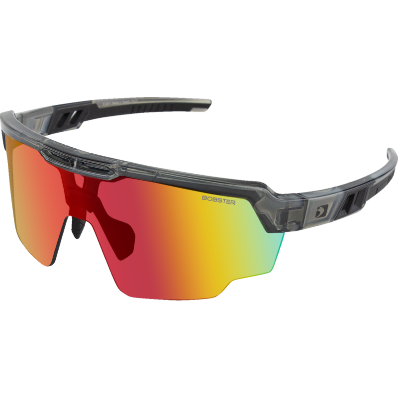 Wheelie Sunglasses - Gloss clear gray/smoke black red Revo