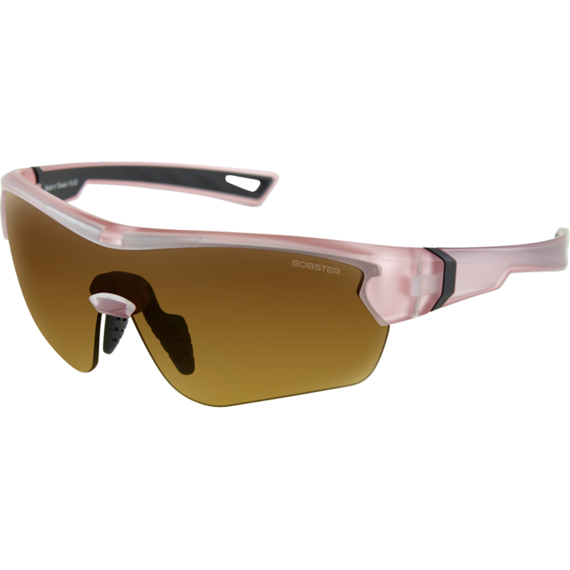 Stella Sunglasses - Matte rose gold/brown gradient