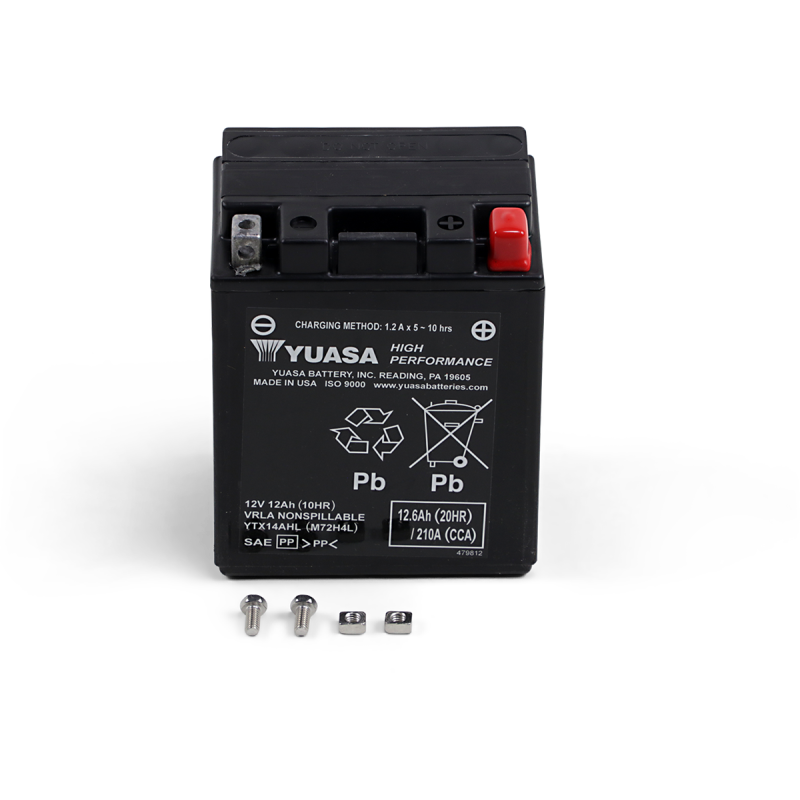 Yuasa High-Performance Factory-Activated AGM Maintenance-Free Battery 2113-0759 for YAMAHA FJ1200 86-90