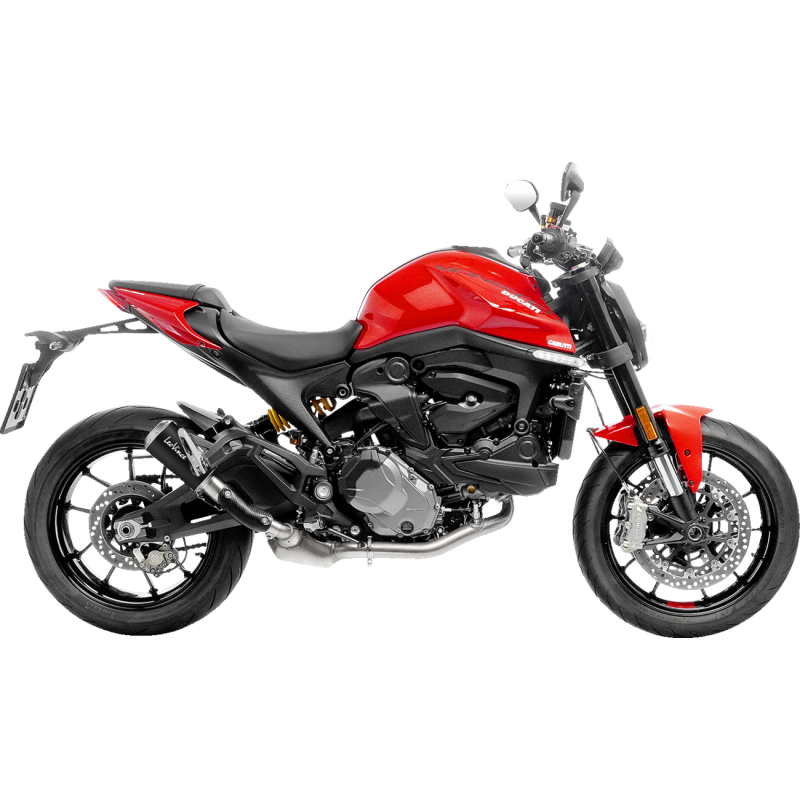 LeoVince LV-10 Black Stainless Steel Slip-On Exhaust