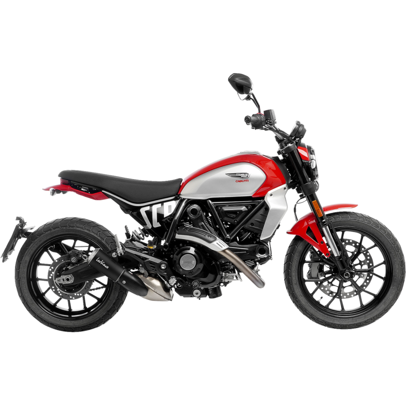 LeoVince LV-10 Black Stainless Steel Slip-On Exhaust