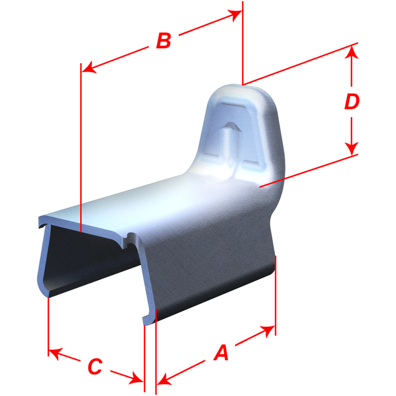 Camso Large Guide Track Clip 1240-0244