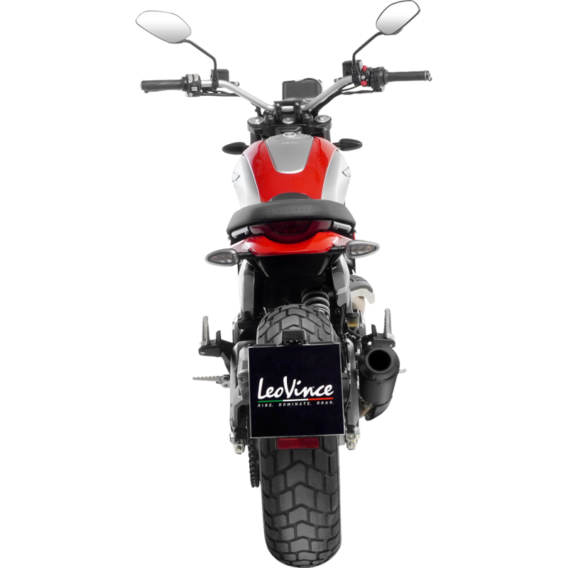 LeoVince LV-10 Full Black Stainless Steel Slip-On Exhaust