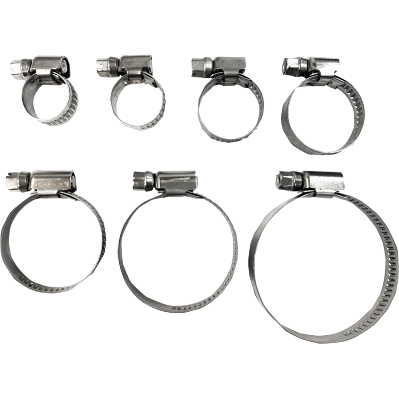 10 Pk. Hose Clamps 8-12 mm (5/16"-1/2")