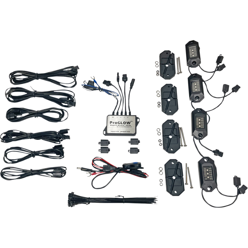 Color-changing Rock light kit with Bluetooth® Controller