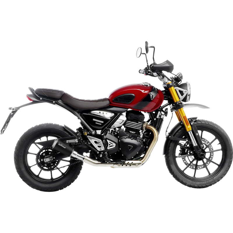 LeoVince LV-10 Black Stainless Steel Slip-On Exhaust