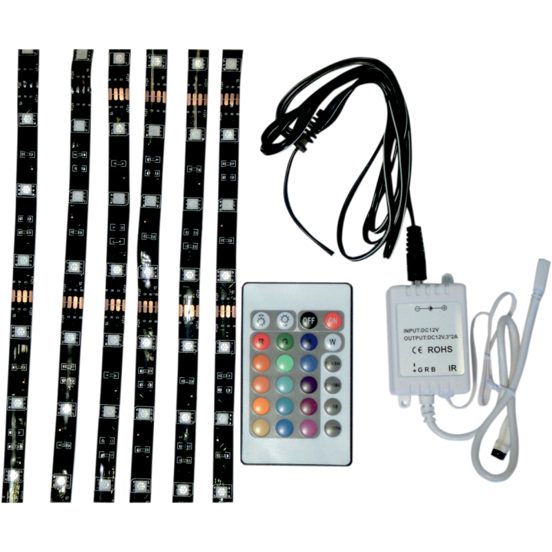 Multi-Color LED Strip Kit with Remote Control