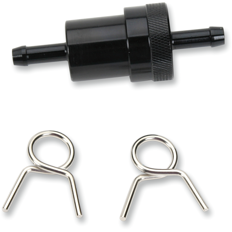 Emgo Fuel Filter Black 1/4"