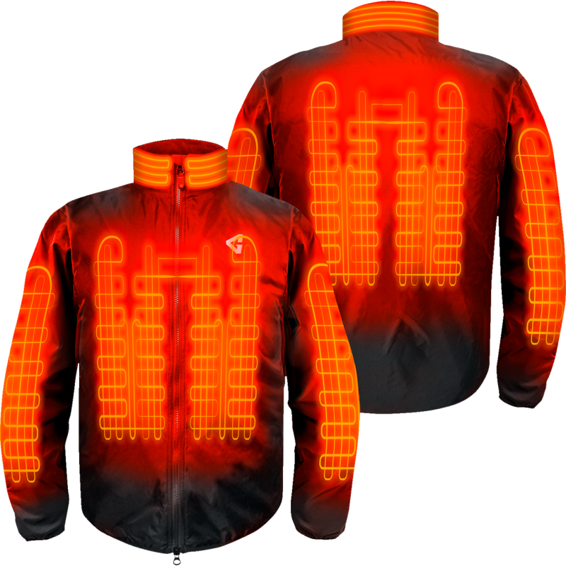 12V Heated Jacket Liner - Regular Fit - Black - Size L