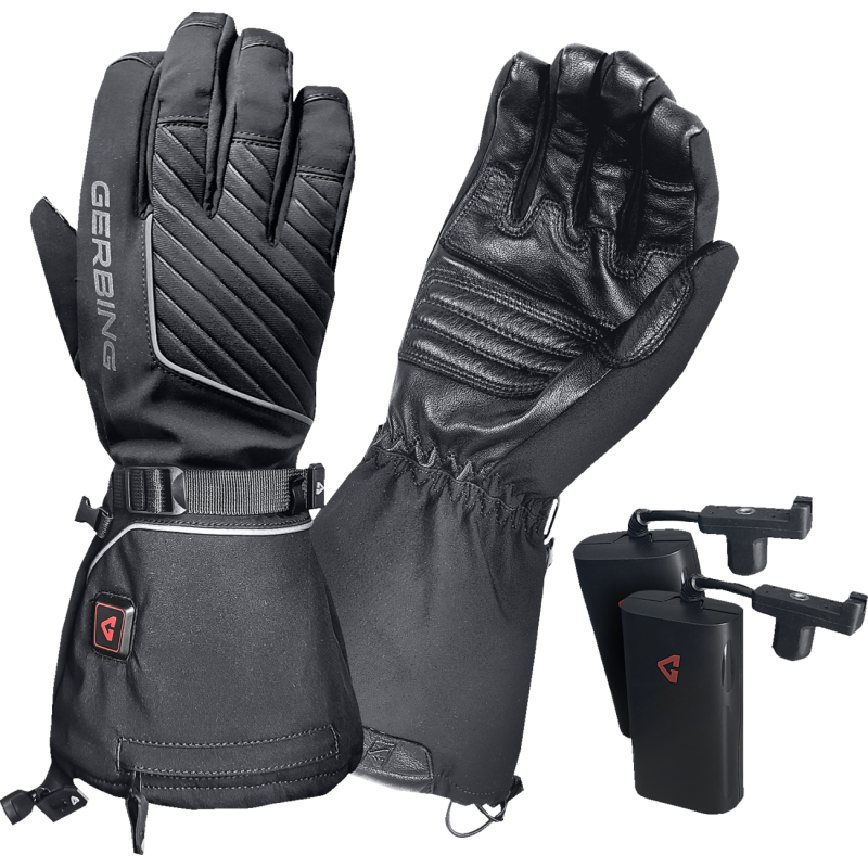 Gerbing 7V Atlas Ultra-Flex Battery Heated Gloves, Black, Size S