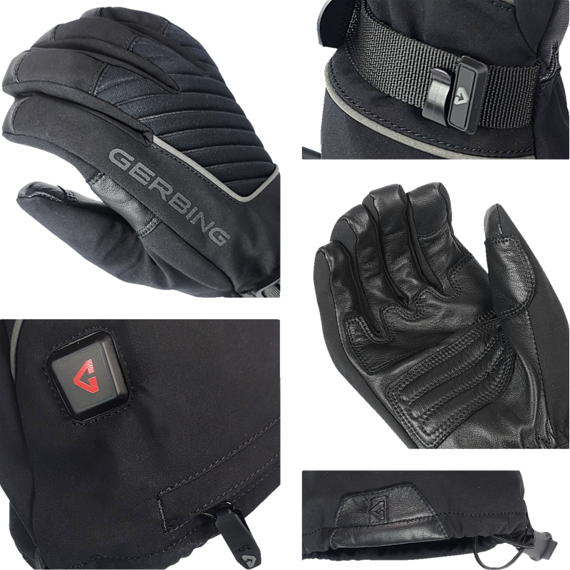 Gerbing 7V Atlas Ultra-Flex Battery Heated Gloves, Black, Size XL