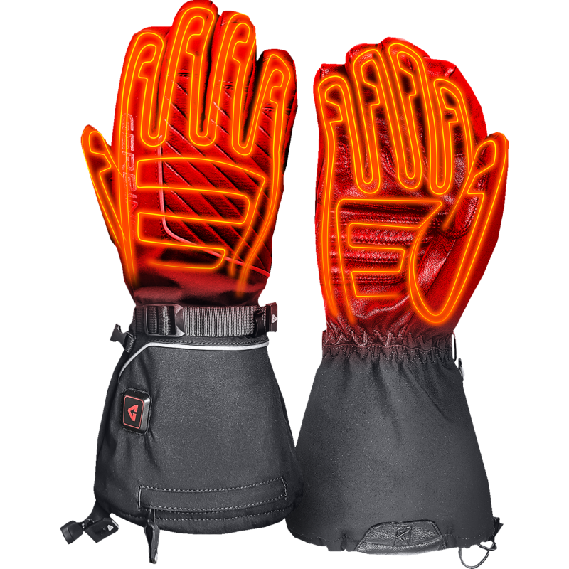Gerbing 7V Atlas Ultra-Flex Battery Heated Gloves, Black, Size XL