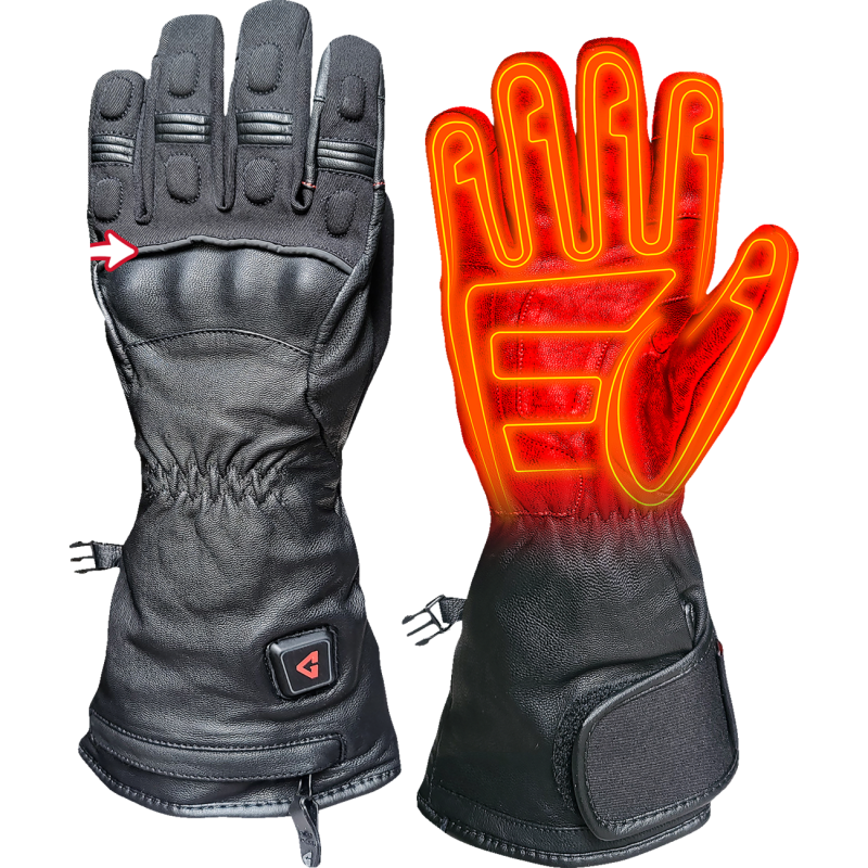 Gerbing 7V Hard Knuckle Battery Heated Gloves