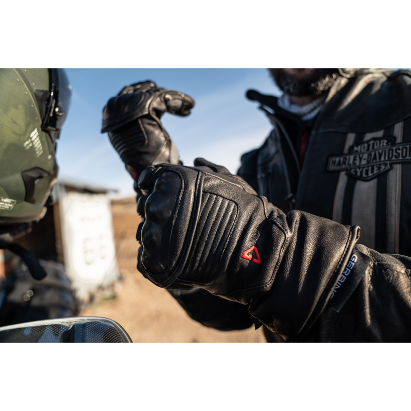 Gerbing 7V Hard Knuckle Battery Heated Gloves - Size XL, Black