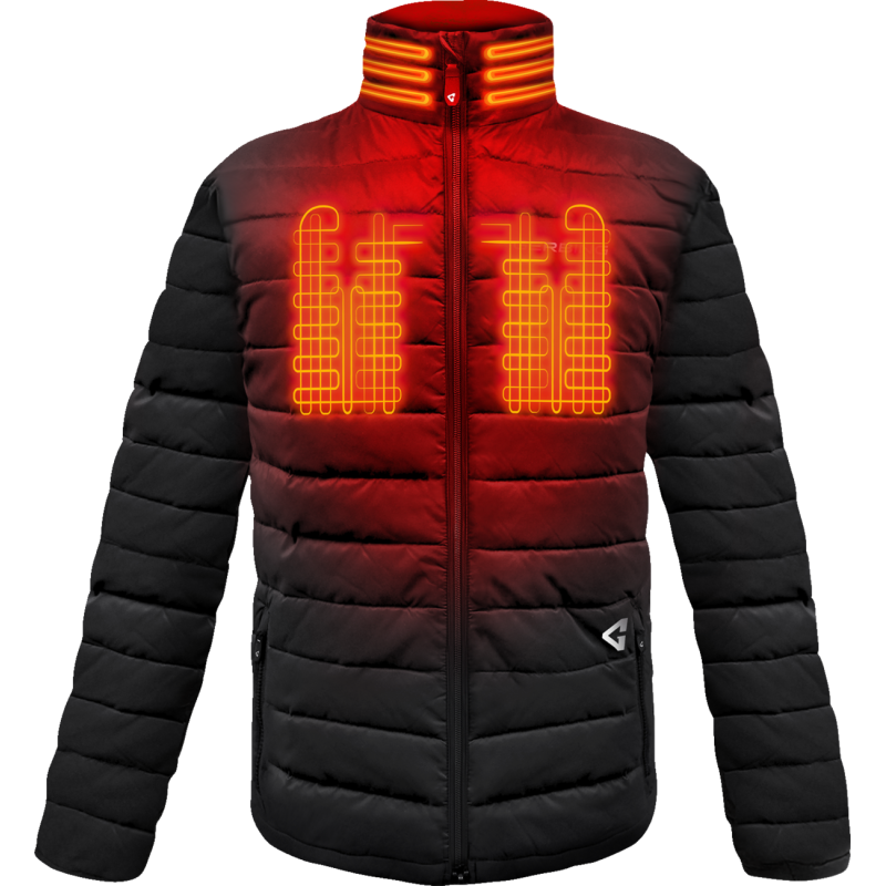 7V Khione Insulated Heated Jacket 2.0 - Black - Size XL