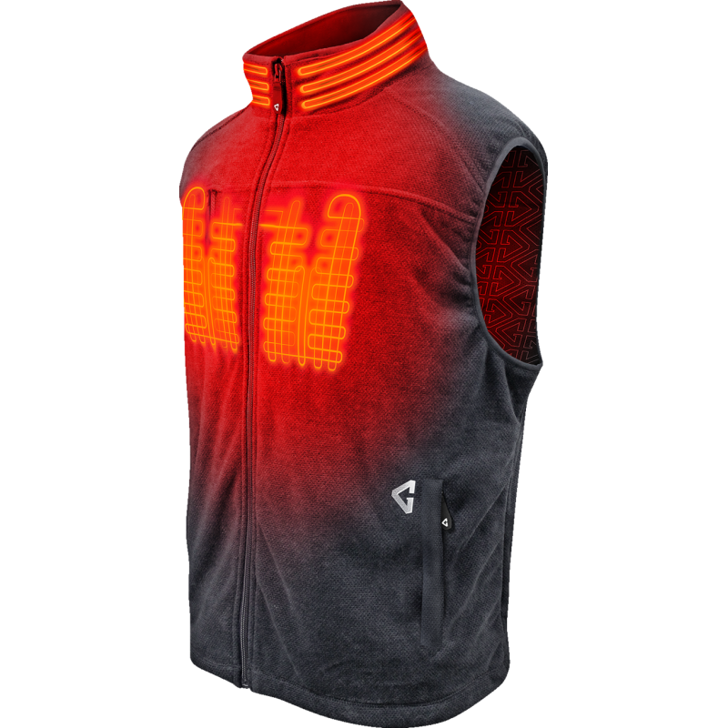 7V Thermite Fleece Heated Vest 2.0 - Gray - Size XL