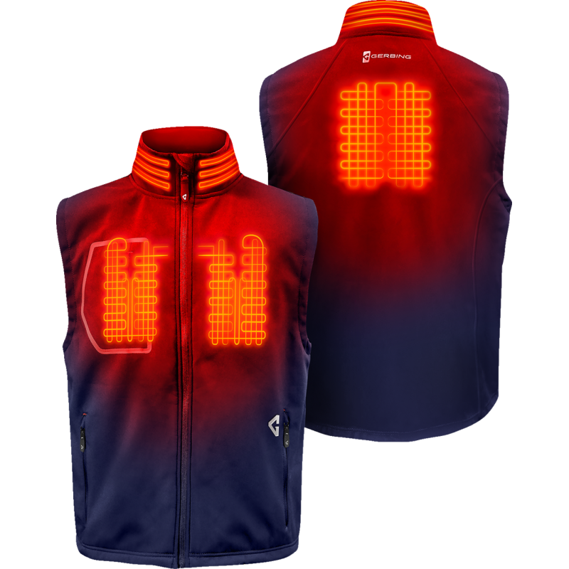 7V Torrid Softshell Heated Vest 2.0 - Navy - Size XL