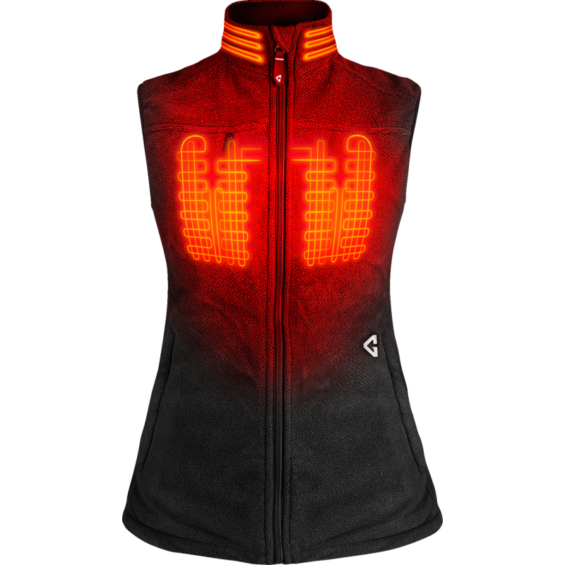 Women's 7V Thermite Heated Fleece Vest 2.0 - Black, M