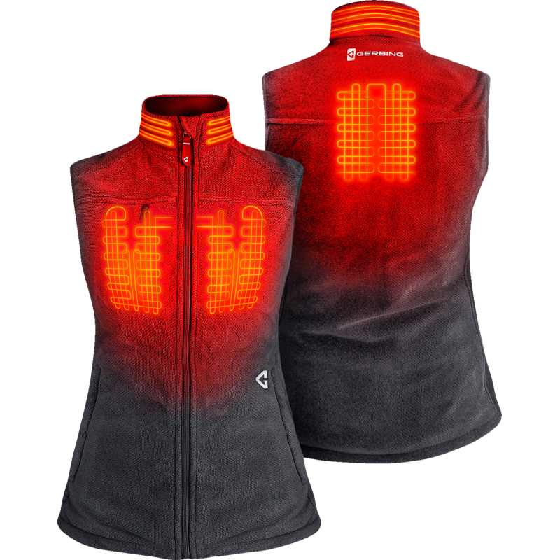 Women's 7V Thermite Heated Fleece Vest 2.0 - Gray, XL