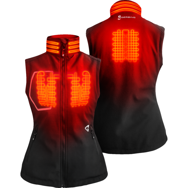 Women's 7V Torrid Softshell Heated Vest 2.0 - Black, S