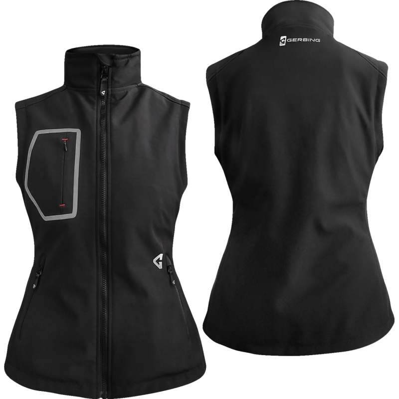Women's 7V Torrid Softshell Heated Vest 2.0 - Black, M
