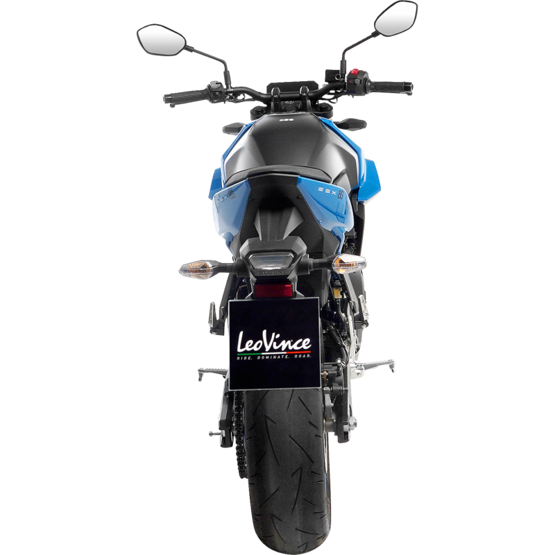LV Race Exhaust, Black stainless steel, Suzuki GSX-8S 23-24