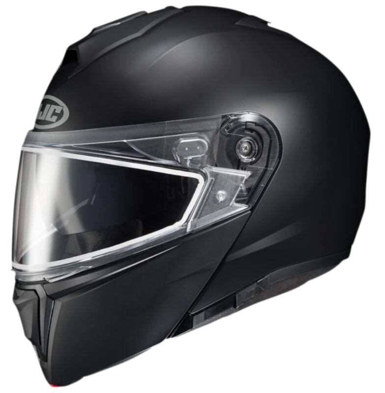 HJC C10 Youth Snow Helmet, Semi-Flat Black, Size XXXS