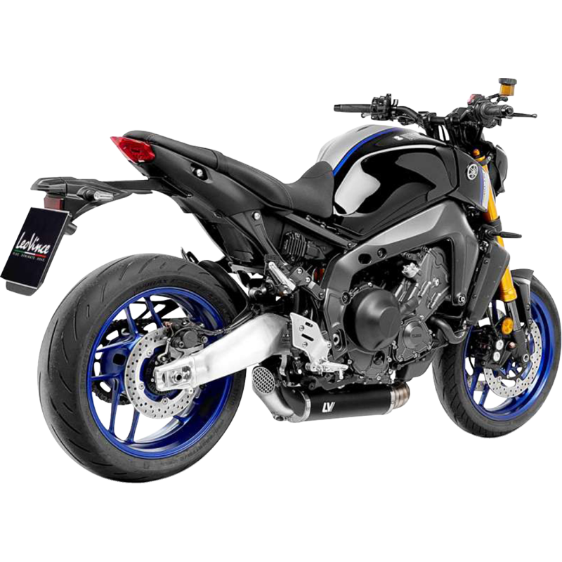 LV Race Exhaust, Black stainless steel, Yamaha MT-09/SP 21-23