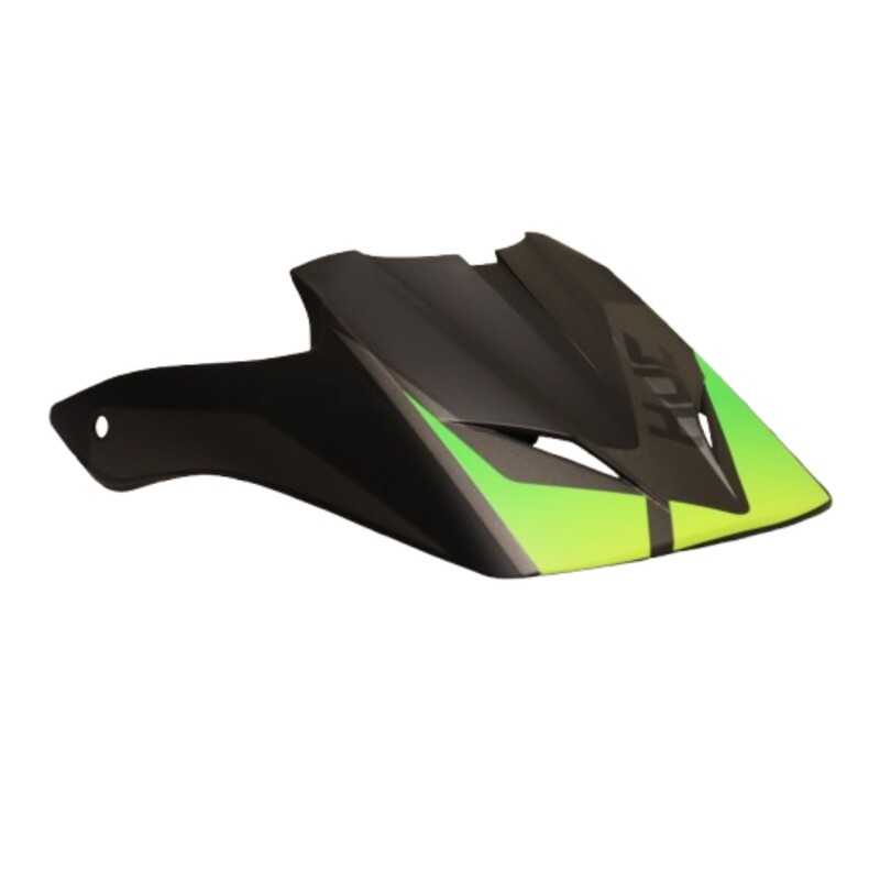 HJC CS-MX II Peak Creed - Semi-Flat Gray/Hi-Viz Yellow