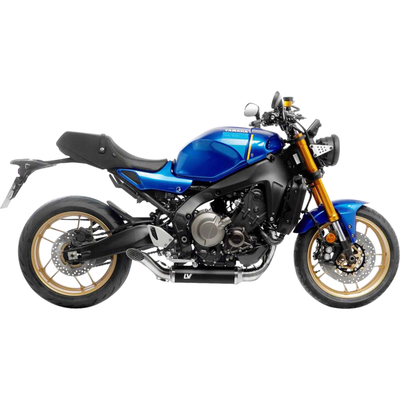 LV Race Exhaust, Black stainless steel, Yamaha Tracer 9/GT 21-23
