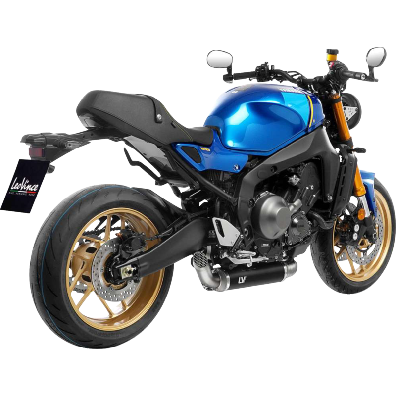 LV Race Exhaust, Black stainless steel, Yamaha Tracer 9/GT 21-23