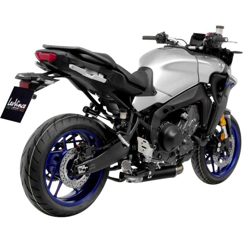 LV Race Exhaust, Black stainless steel, Yamaha Tracer 9/GT 21-23