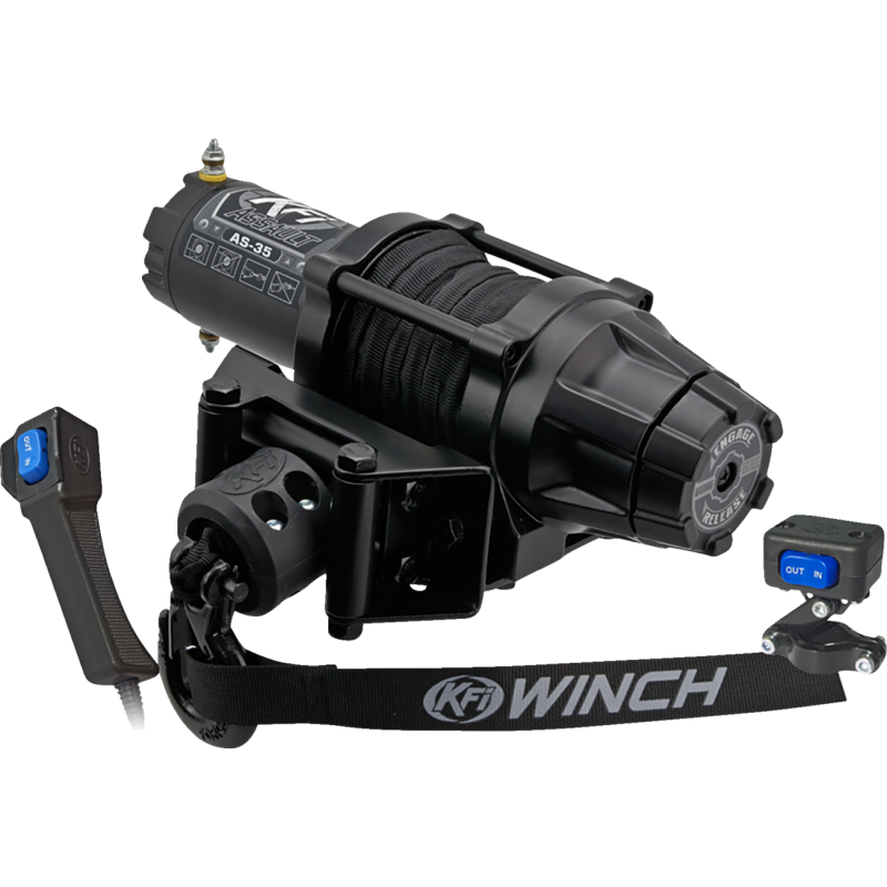KFI ATV Assault Winch 3,500 lb. with Synthetic Cable