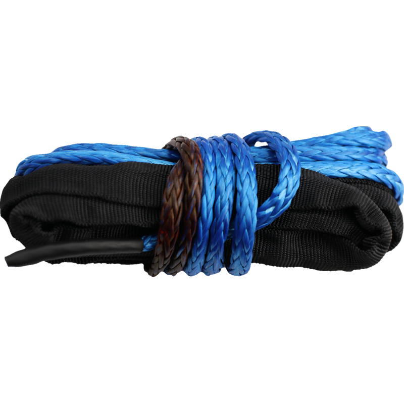 KFI Blue Synthetic Winch Rope - 3/16" x 12'