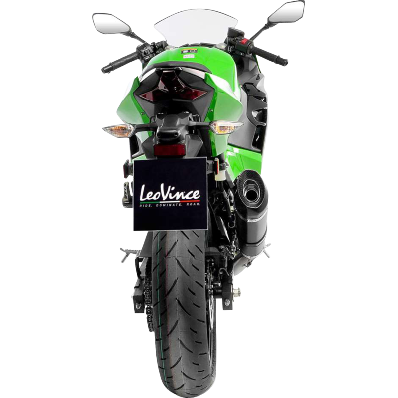 Factory S Exhaust System, Carbon fiber, Kawasaki Ninja 400/500 & Z400/500