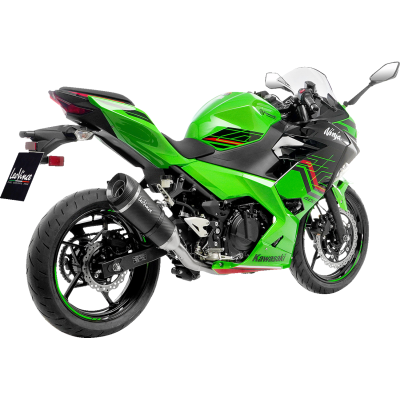 Factory S Exhaust System, Carbon fiber, Kawasaki Ninja 400/500 & Z400/500