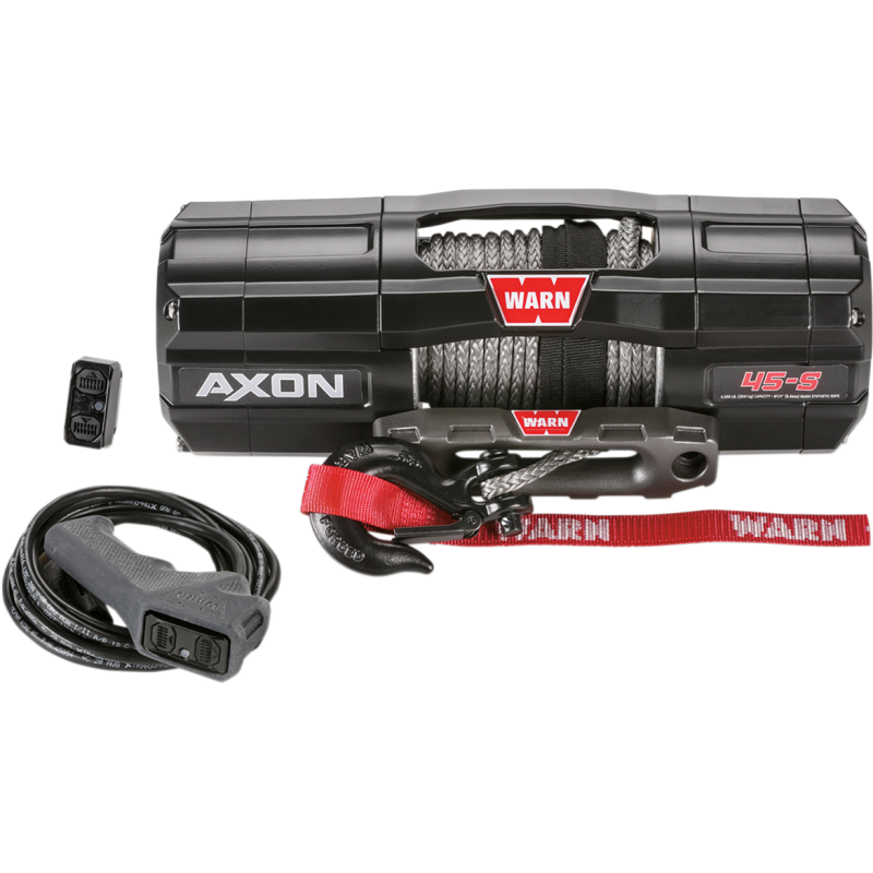 AXON 45-S winch with 50' x 1/4" synthetic rope