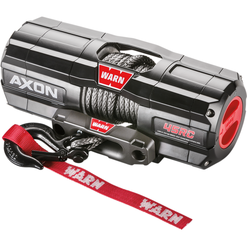 AXON 45RC winch with 27' x 1/4" synthetic rope