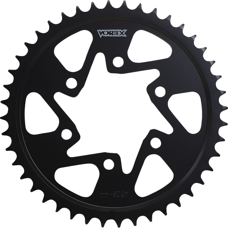 Vortex Rear Steel Black Sprocket 44T