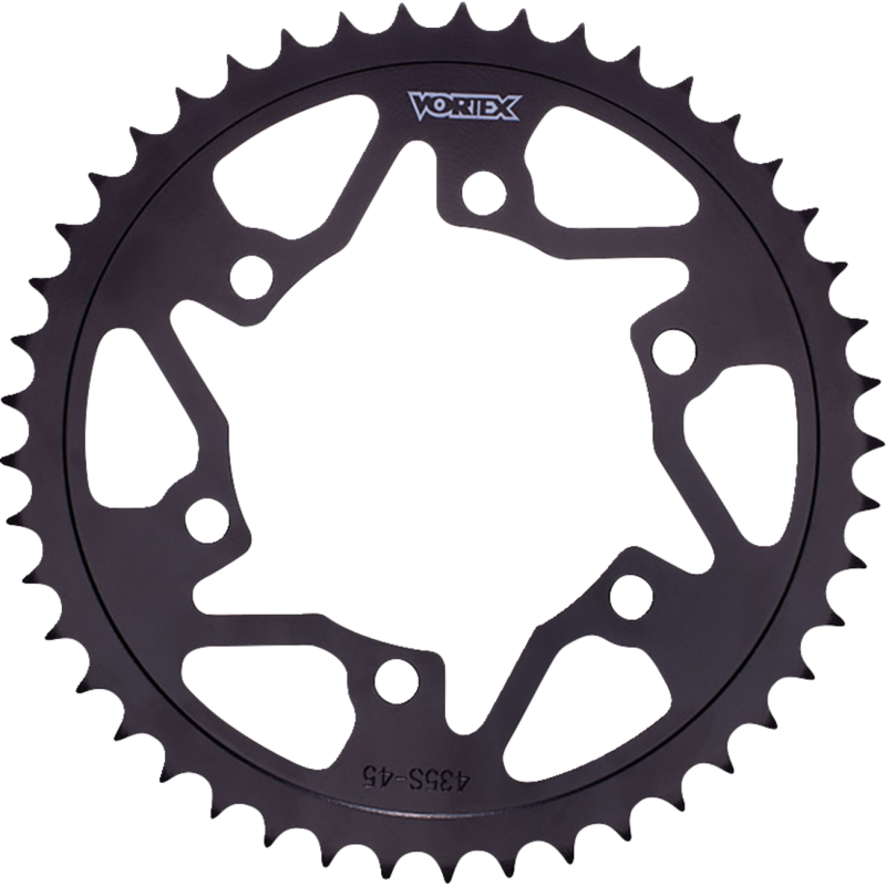 Vortex Rear Steel Black Sprocket - 47T